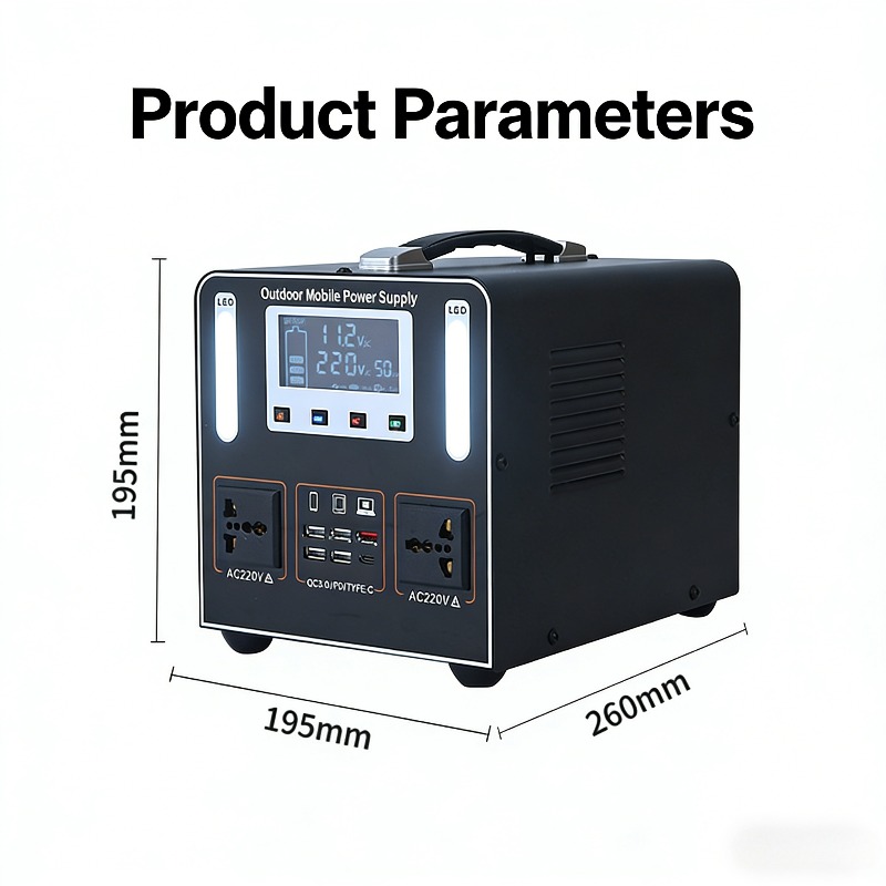 500W AC 220V Portable Power St – Solar Emergency Charger Bewertung und Preis
