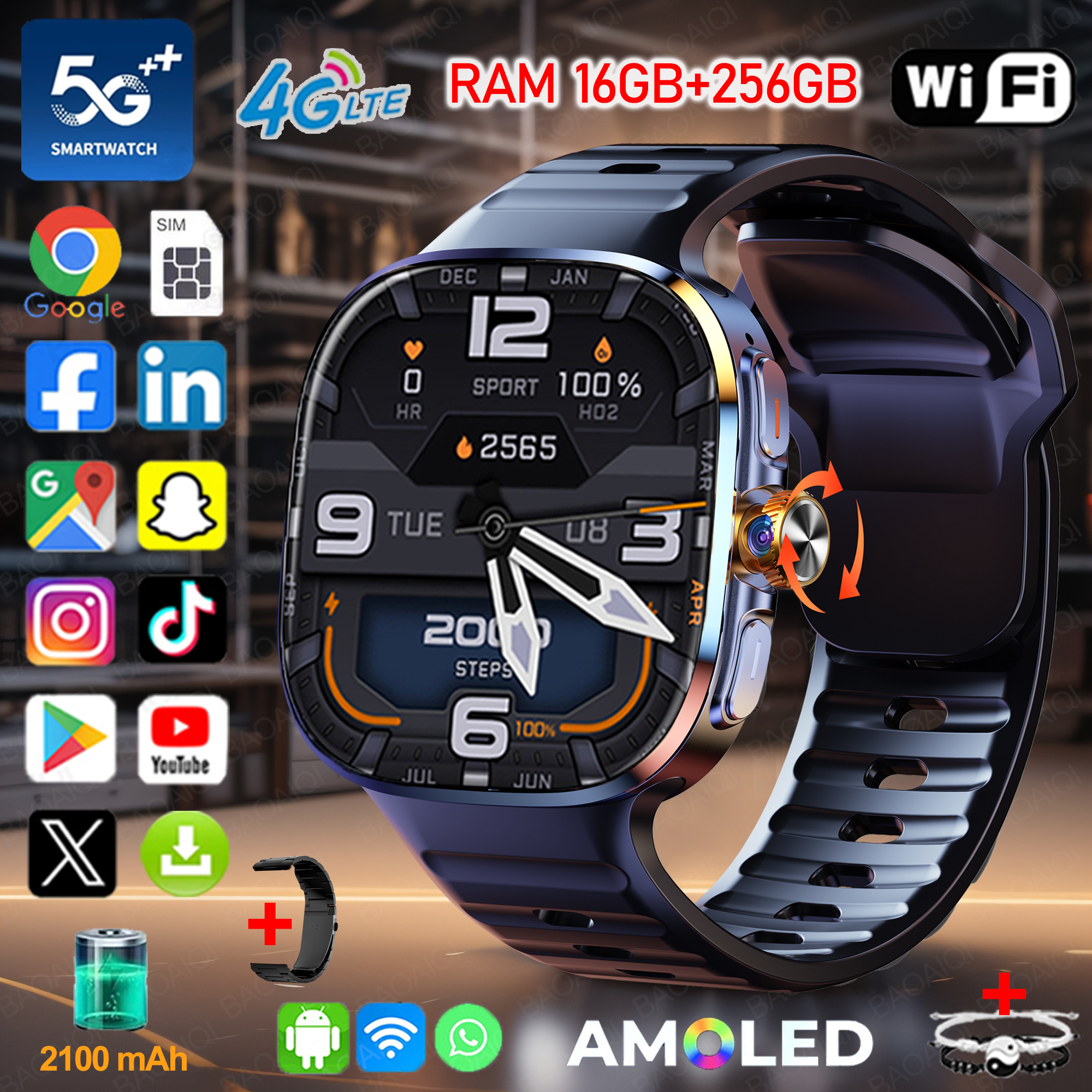 New Large Screen Smartwatch 4G – Compass Lensatic Bewertung und Preis