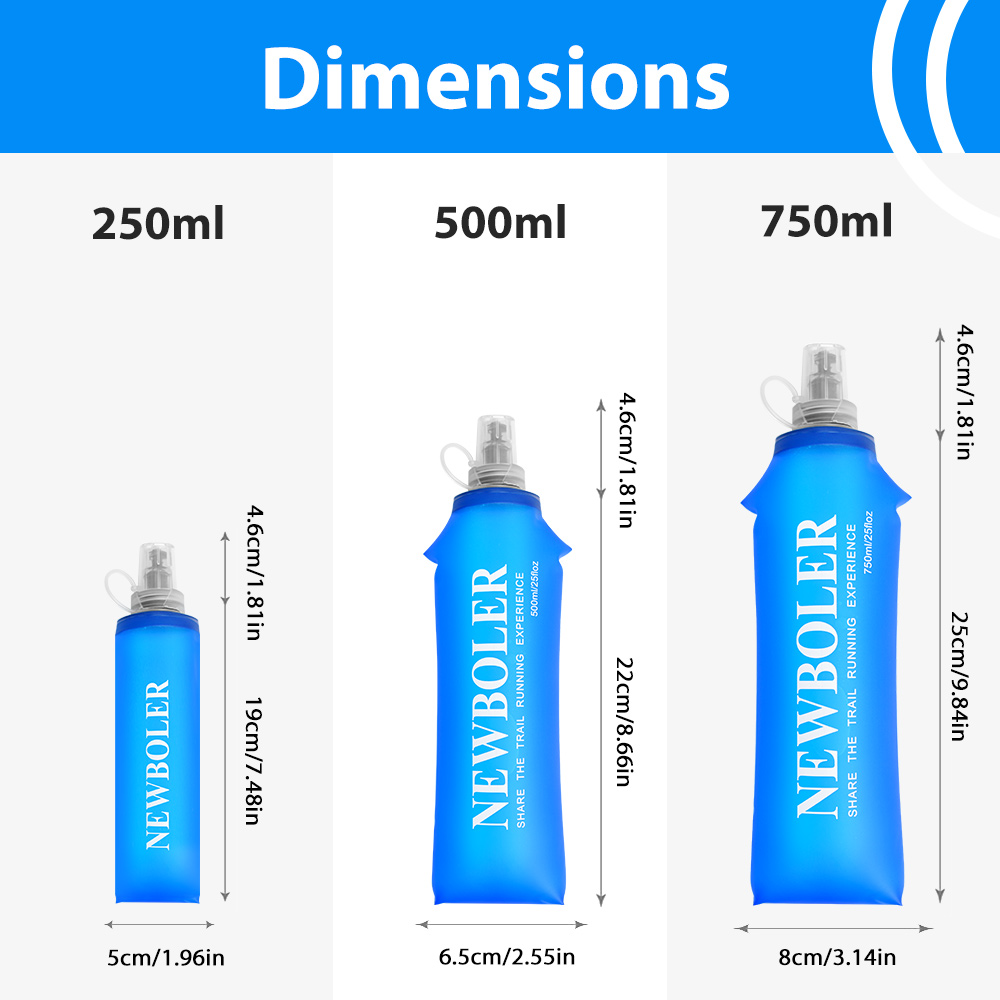 750ML Water Bottle TPU Folding – Water Bag Collapsible Bewertung und Preis