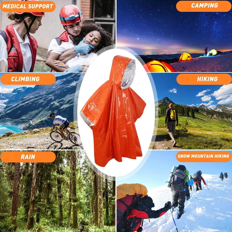 Emergency Survival Rain Poncho – Survival Blanket Reflective Bewertung und Preis