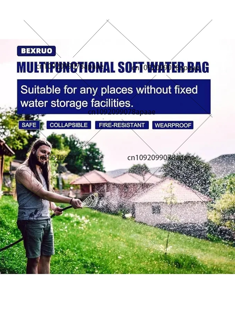 110L PVC Water Storage Bag, Po – Water Bag Collapsible Bewertung und Preis
