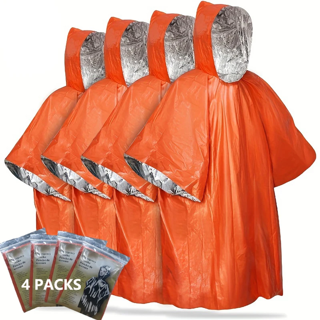 Emergency Rain Poncho with Hoo – Emergency Mylar Tent Bewertung und Preis
