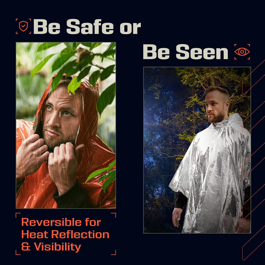 Emergency Rain Poncho with Hoo – Emergency Mylar Tent Bewertung und Preis